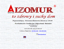 Tablet Screenshot of izomur1.beep.pl